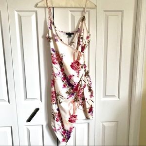 Floral Bodycon Wrap Dress
